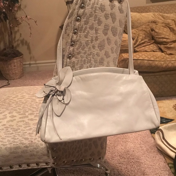 White leather made in Italy purse - Picture 5 of 6